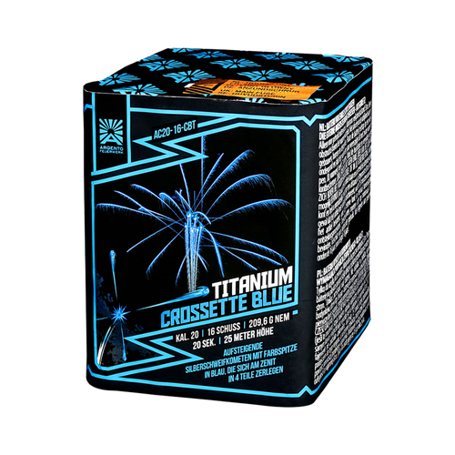 Titanium Crossette Blue