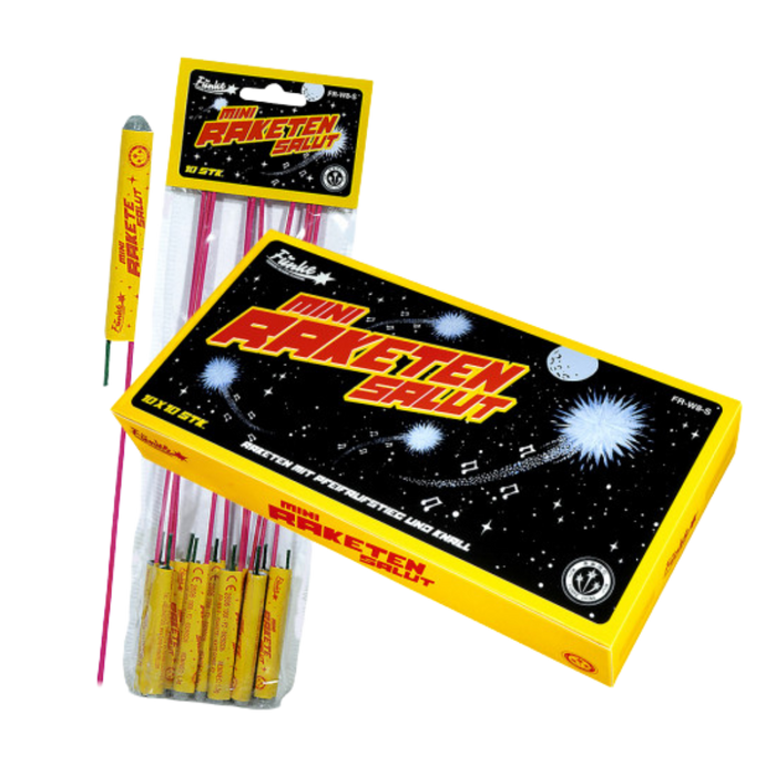 Mini-Raketen Salut
