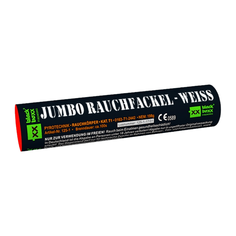 Laden Sie das Bild in Galerie -Viewer, Jumbo Rauchfackel Weiß
