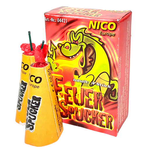 Feuerspucker - 4er mini Vulkan